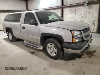 2005 Chevrolet Silverado 1500 Work Truck with VIN 1GCEC14Z45Z225343, listed as a Copart auction lot 41591285 with 260,466 mi miles and Salvage Title. Bid and sale history available at carsss.com. Image 4.