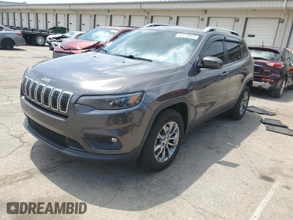 2020 Jeep Cherokee Latitude Plus z VIN 1C4PJMLB9LD551489, wystawiony jako Copart lot #61719825 z przebiegiem 114 053 mil mil oraz Szkoda całkowita • Salvage title. Historia ofert i sprzedaży dostępna na DreamBid. Obrazek 1.