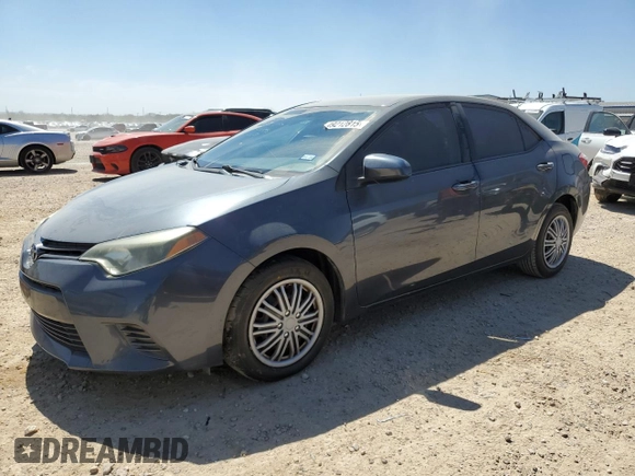 2016 Toyota Corolla L with VIN 5YFBURHE8GP411938, listed as a Copart auction lot 49212815 with 124,675 mi miles and Salvage Title. Bid and sale history available at DreamBid. Image 1.