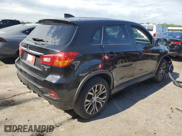 2019 Mitsubishi Outlander SE with VIN JA4AP4AU7KU017439, listed as a Copart auction lot 55813775 with Not provided miles and Clean title. Bid and sale history available at DreamBid. Image 3.