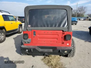 1994 Jeep Wrangler S with VIN 1J4FY19P0RP400843, listed as a Copart auction lot 82444104 with 117,923 mi miles and Salvage Title. Bid and sale history available at carsss.com. Image 6.