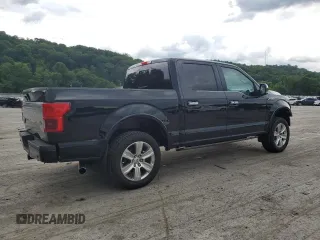 2018 Ford F-150 XL with VIN 1FTEW1E56JFA90851, listed as a Copart auction lot 61972205 with 130,236 mi miles and Salvage title. Bid and sale history available at DreamBid. Image 3.