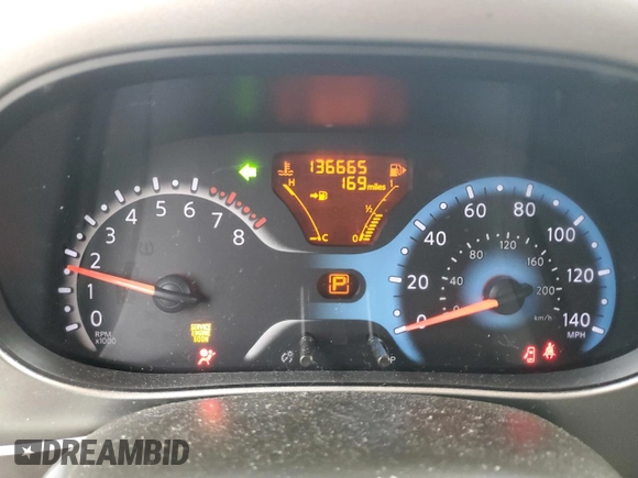 2013 Nissan Cube SL z VIN JN8AZ2KR5DT305410, wystawiony jako Copart lot #46796995 z przebiegiem 136 665 mil mil oraz Szkoda całkowita • Salvage title. Historia ofert i sprzedaży dostępna na DreamBid. Obrazek 9.