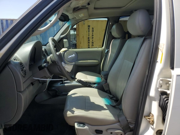 2005 Jeep Liberty Limited with VIN 1J8GL58K95W508943, listed as a Copart auction lot 56567015 with 164,898 mi miles and Salvage title. Bid and sale history available at DreamBid. Image 7.