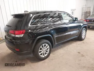 2021 Jeep Grand Cherokee Laredo X with VIN 1C4RJFAG0MC655489, listed as a IAAI auction lot 41886475 with 39,147 mi miles and . Bid and sale history available at DreamBid. Image 4.