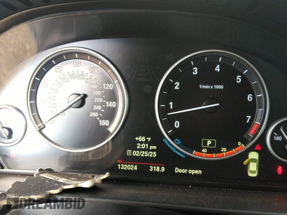 2014 BMW 5 Series 535i xDrive with VIN WBA5B3C5XED535441, listed as a IAAI auction lot 41622013 with 132,024 mi miles and . Bid and sale history available at carsss.com. Image 7.