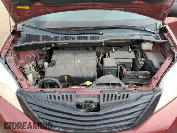 2011 Toyota Sienna with VIN 5TDZK3DC6BS032409, listed as a Copart auction lot 50069725 with 231,085 mi miles and Salvage Title. Bid and sale history available at carsss.com. Image 13.