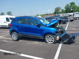 2018 Ford EcoSport SE with VIN MAJ3P1TE4JC242494, listed as a IAAI auction lot 42380813 with Not provided miles and . Bid and sale history available at DreamBid. Image 12.