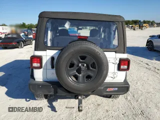 2021 Jeep Wrangler Sport with VIN 1C4GJXAG2MW767559, listed as a Copart auction lot 82108354 with 32,728 mi miles and Salvage Title. Bid and sale history available at DreamBid. Image 6.
