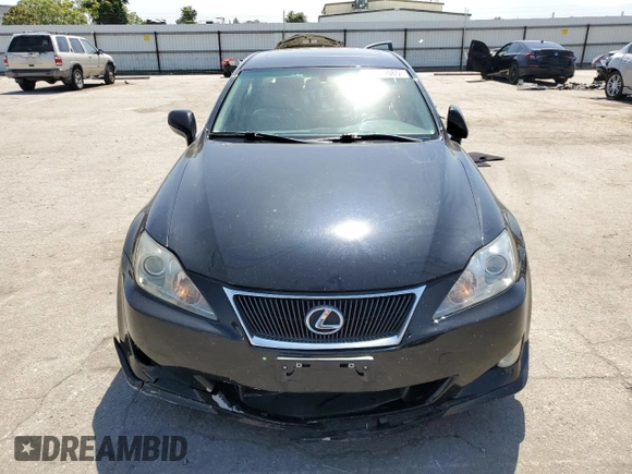 2007 Lexus IS 250 with VIN JTHBK262172027244, listed as a Copart auction lot 61504085 with 181,524 mi miles and Salvage title. Bid and sale history available at DreamBid. Image 5.