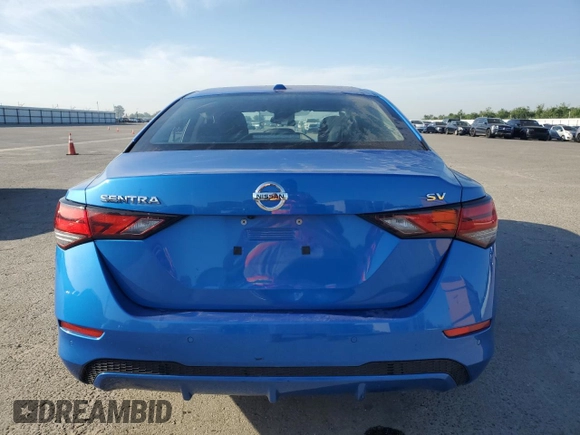 2022 Nissan Sentra SV with VIN 3N1AB8CV0NY241934, listed as a Copart auction lot 53004095 with 48,276 mi miles and Non Repairable. Bid and sale history available at carsss.com. Image 6.