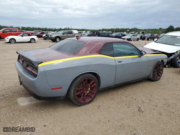2019 Dodge Challenger R/T Scat Pack with VIN 2C3CDZFJ3KH581485, listed as a Copart auction lot 50421075 with 56,392 mi miles and Salvage Title. Bid and sale history available at carsss.com. Image 3.