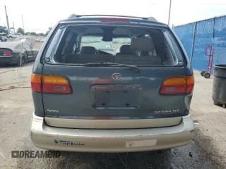 2000 Toyota Sienna LE with VIN 4T3ZF13C1YU267463, listed as a Copart auction lot 71667624 with 0 mi miles and Salvage Title. Bid and sale history available at carsss.com. Image 6.
