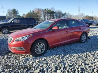 2017 Hyundai Sonata 2.4L with VIN 5NPE24AF7HH541197, listed as a Copart auction lot 48657125 with 124,169 mi miles and Salvage Title. Bid and sale history available at carsss.com. Image 1.