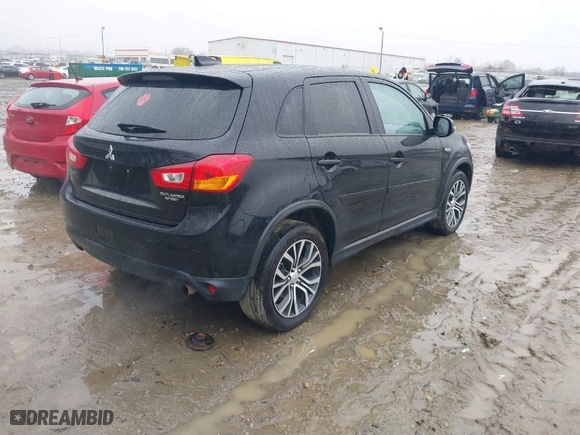 2017 Mitsubishi Outlander Sport ES 2.0 with VIN JA4AP3AU2HZ006130, listed as a IAAI auction lot 41565714 with 103,588 mi miles. Bid and sale history available at carsss.com. Image 4.
