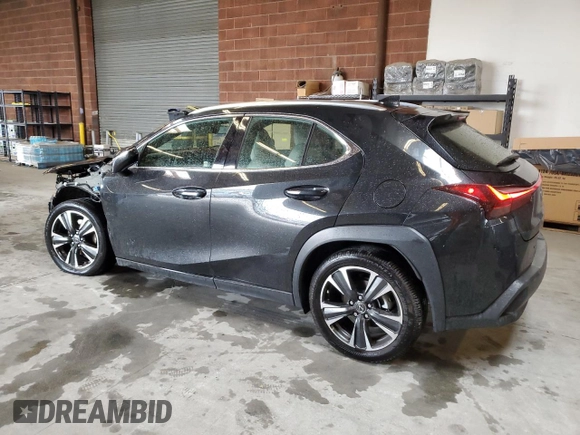 2024 Lexus UX with VIN JTHX6JBH5R2171624, listed as a Copart auction lot 48083695 with 4,231 mi miles and Salvage Title. Bid and sale history available at carsss.com. Image 2.