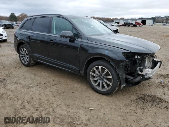 2022 Audi Q7 Premium Plus with VIN WA1LJBF76ND016305, listed as a Copart auction lot 84817174 with 46,895 mi miles and Salvage title. Bid and sale history available at DreamBid. Image 4.
