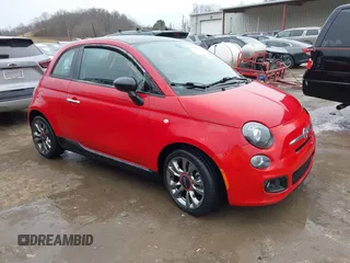 2017 FIAT 500 Pop with VIN 3C3CFFKR4HT661897, listed as a IAAI auction lot 41475111 with 21,606 mi miles. Bid and sale history available at carsss.com. Image 1.