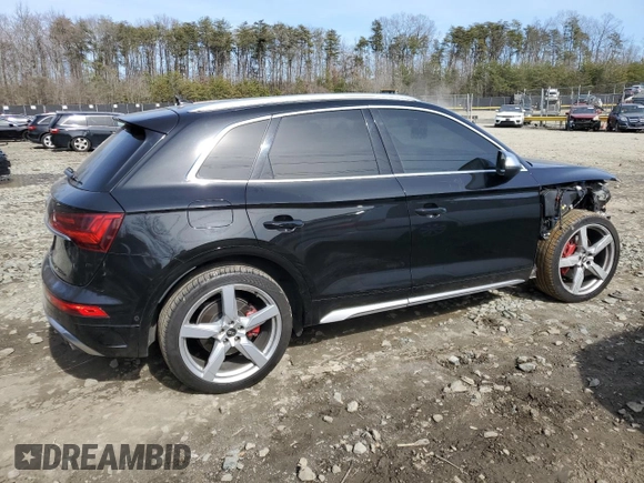 2022 Audi SQ5 Prestige with VIN WA1C4AFY0N2024051, listed as a Copart auction lot 44236384 with 26,607 mi miles. Bid and sale history available at carsss.com. Image 3.