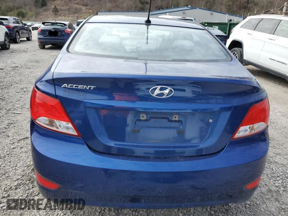 2017 Hyundai Accent SE with VIN KMHCT4AE6HU285003, listed as a Copart auction lot 47580605 with 77,168 mi miles and Salvage Title. Bid and sale history available at carsss.com. Image 6.