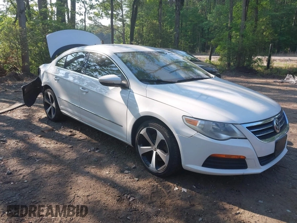 2012 Volkswagen CC Sport PZEV with VIN WVWMP7AN5CE543495, listed as a IAAI auction lot 42150948 with 100,984 mi miles. Bid and sale history available at carsss.com. Image 1.