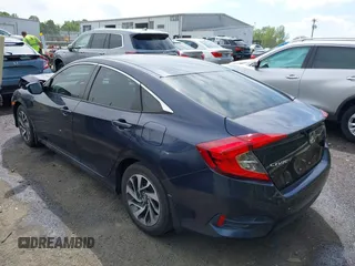 2016 Honda Civic EX with VIN 19XFC2F7XGE057647, listed as a IAAI auction lot 42016303 with 157,106 mi miles. Bid and sale history available at carsss.com. Image 3.