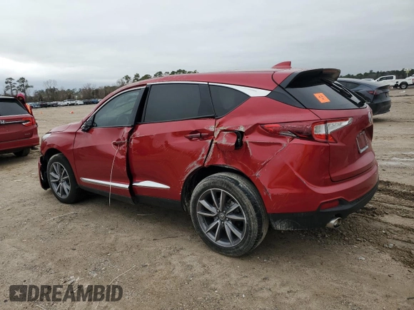 2020 Acura RDX Technology with VIN 5J8TC1H52LL020748, listed as a Copart auction lot 44591955 with 31,471 mi miles and Salvage title. Bid and sale history available at DreamBid. Image 2.