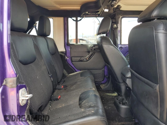 2016 Jeep Wrangler Unlimited 75th Anniversary with VIN 1C4BJWEG1GL228659, listed as a Copart auction lot 44616325 with 125,365 mi miles and Salvage title. Bid and sale history available at DreamBid. Image 11.