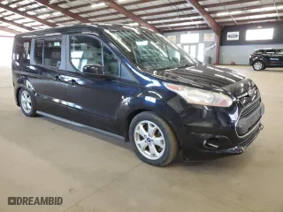 2014 Ford Transit Connect Wagon Titanium with VIN NM0GE9G71E1160104, listed as a Copart auction lot 52327595 with 89,096 mi miles and Clean Title. Bid and sale history available at carsss.com. Image 4.