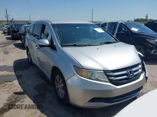 2014 Honda Odyssey EX with VIN 5FNRL5H43EB090546, listed as a IAAI auction lot 41866008 with 135,102 mi miles. Bid and sale history available at carsss.com. Image 1.