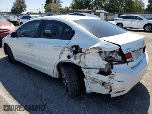 2015 Honda Civic Sedan EX-L with VIN 19XFB2F93FE218875, listed as a Copart auction lot 49420195 with 124,942 mi miles and Salvage Title. Bid and sale history available at carsss.com. Image 2.