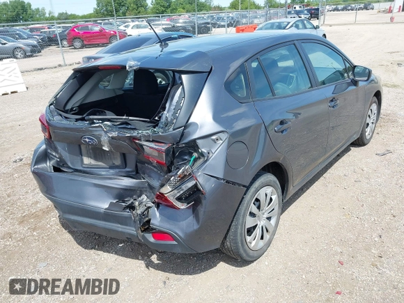 2022 Subaru Impreza with VIN 4S3GTAB69N3701963, listed as a IAAI auction lot 42341834 with 53,190 mi miles and . Bid and sale history available at DreamBid. Image 4.