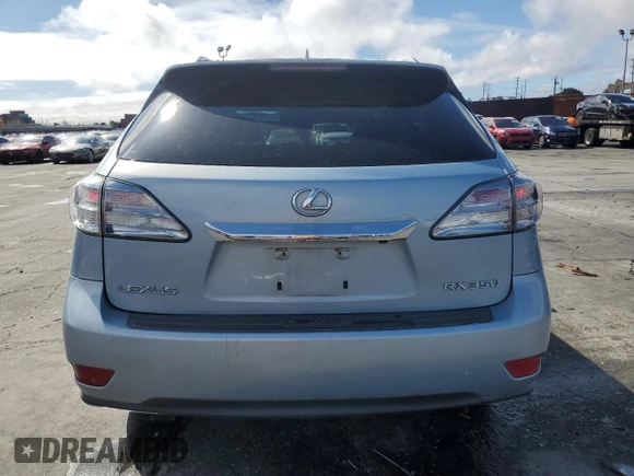 2010 Lexus RX 350 with VIN 2T2ZK1BA0AC025903, listed as a Copart auction lot 48790205 with 214,448 mi miles and Salvage Title. Bid and sale history available at DreamBid. Image 6.
