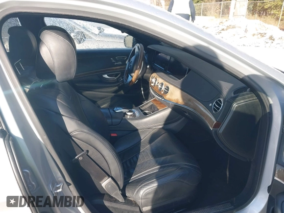 2015 Mercedes-Benz S-Class S 550 with VIN WDDUG8CB6FA069003, listed as a IAAI auction lot 41366424 with 61,856 mi miles. Bid and sale history available at carsss.com. Image 5.