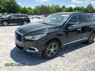 2019 Infiniti QX60 Luxe with VIN 5N1DL0MM7KC558754, listed as a Copart auction lot 58297695 with 83,375 mi miles and Salvage title. Bid and sale history available at DreamBid. Image 14.