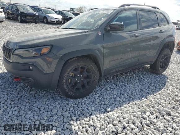 2022 Jeep Cherokee Trailhawk with VIN 1C4PJMBX7ND532150, listed as a Copart auction lot 47579155 with 42,662 mi miles and Salvage Title. Bid and sale history available at DreamBid. Image 1.