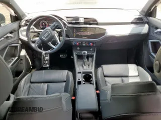 2020 Audi Q3 S line Prestige with VIN WA1FECF33L1043433, listed as a Copart auction lot 61084885 with 58,607 mi miles and Salvage title. Bid and sale history available at DreamBid. Image 8.