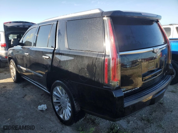 2015 Cadillac Escalade Platinum with VIN 1GYS3PKJ5FR700240, listed as a Copart auction lot 75325384 with 145,145 mi miles and Salvage Title. Bid and sale history available at carsss.com. Image 2.