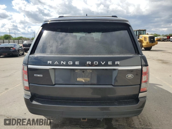2016 Land Rover Range Rover HSE with VIN SALGS2KF8GA305278, listed as a Copart auction lot 56180355 with 128,205 mi miles and Clean title. Bid and sale history available at DreamBid. Image 6.