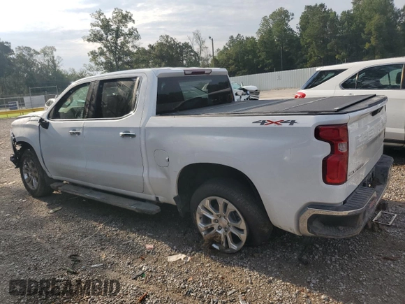 2024 Chevrolet Silverado 1500 LTZ with VIN 1GCUDGEDXRZ262224, listed as a Copart auction lot 67531464 with Not Provided miles and Salvage Title. Bid and sale history available at DreamBid. Image 2.