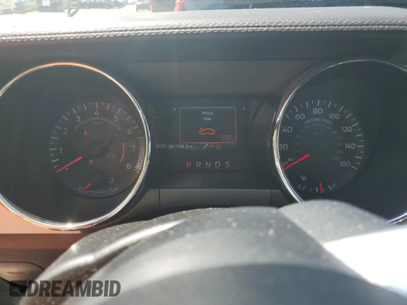 2017 Ford Mustang EcoBoost with VIN 1FA6P8TH9H5217623, listed as a Copart auction lot 52558825 with 81,796 mi miles and Salvage Title. Bid and sale history available at DreamBid. Image 9.