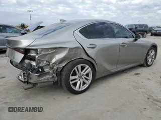 2023 Lexus IS 300 with VIN JTHCA1D29P5125490, listed as a Copart auction lot 86061184 with 42,569 mi miles and Salvage title. Bid and sale history available at DreamBid. Image 3.