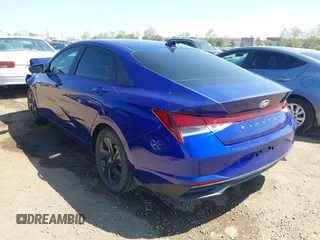 2023 Hyundai Elantra SEL with VIN KMHLM4AG1PU484361, listed as a IAAI auction lot 41986634 with 39,230 mi miles and . Bid and sale history available at DreamBid. Image 3.