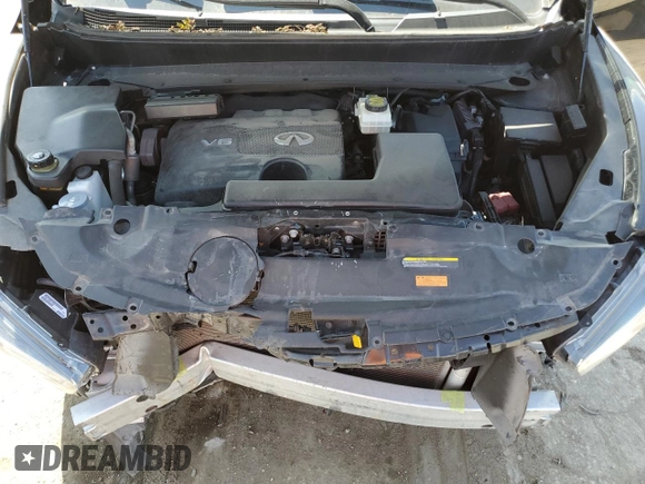 2019 Infiniti QX60 Pure with VIN 5N1DL0MN4KC570093, listed as a Copart auction lot 55215625 with 103,646 mi miles and Salvage title. Bid and sale history available at DreamBid. Image 12.