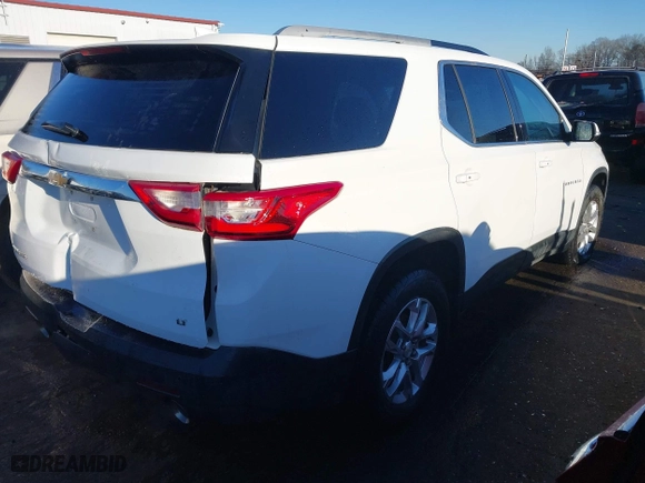 2018 Chevrolet Traverse LT Cloth with VIN 1GNERGKW0JJ116453, listed as a IAAI auction lot 41164082 with 147,152 mi miles. Bid and sale history available at carsss.com. Image 4.