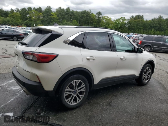 2021 Ford Escape SEL z VIN 1FMCU9H64MUA51011, wystawiony jako Copart lot #58241615 z przebiegiem 100 075 mil mil oraz Czysty tytuł • Clean title. Historia ofert i sprzedaży dostępna na DreamBid. Obrazek 3.