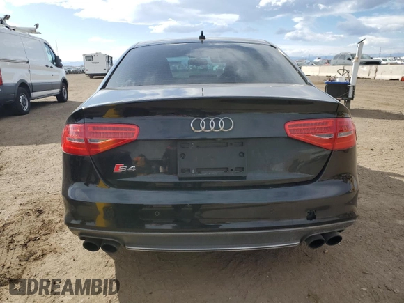 2016 Audi S4 Premium Plus with VIN WAUBGAFL4GA011922, listed as a Copart auction lot 50054205 with 188,178 mi miles and Clean Title. Bid and sale history available at carsss.com. Image 6.