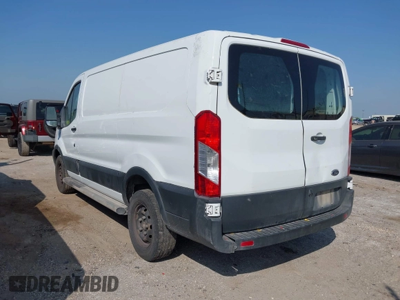 2018 Ford Transit with VIN 1FTYR1YM7JKA63317, listed as a IAAI auction lot 42216955 with 220,502 mi miles and . Bid and sale history available at carsss.com. Image 3.