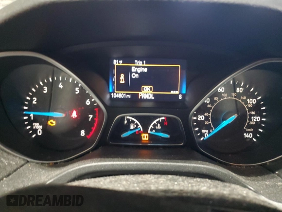 2017 Ford Focus SE with VIN 1FADP3F29HL223970, listed as a Copart auction lot 66022345 with 104,601 mi miles and Clean title. Bid and sale history available at DreamBid. Image 9.