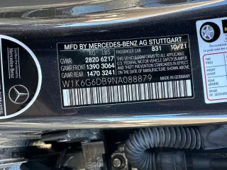 2022 Mercedes-Benz S-Class S 500 with VIN W1K6G6DB9NA088879, listed as a Copart auction lot 46781925 with 49,053 mi miles and Clean Title. Bid and sale history available at carsss.com. Image 10.